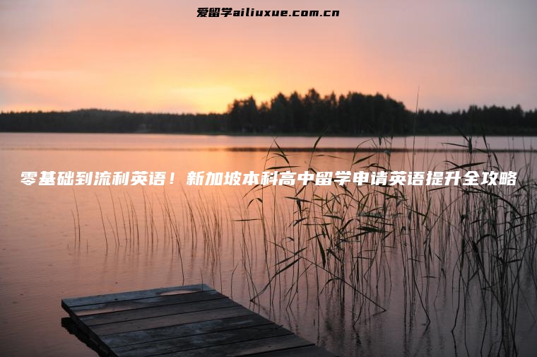 零基础到流利英语！新加坡本科高中留学申请英语提升全攻略