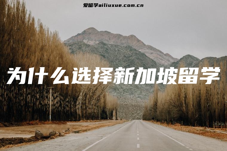 为什么选择新加坡留学