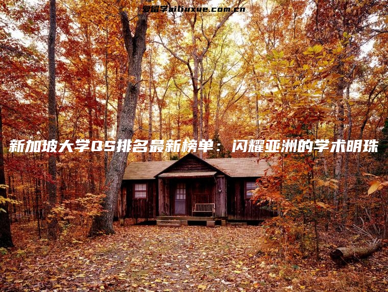 新加坡大学QS排名最新榜单：闪耀亚洲的学术明珠