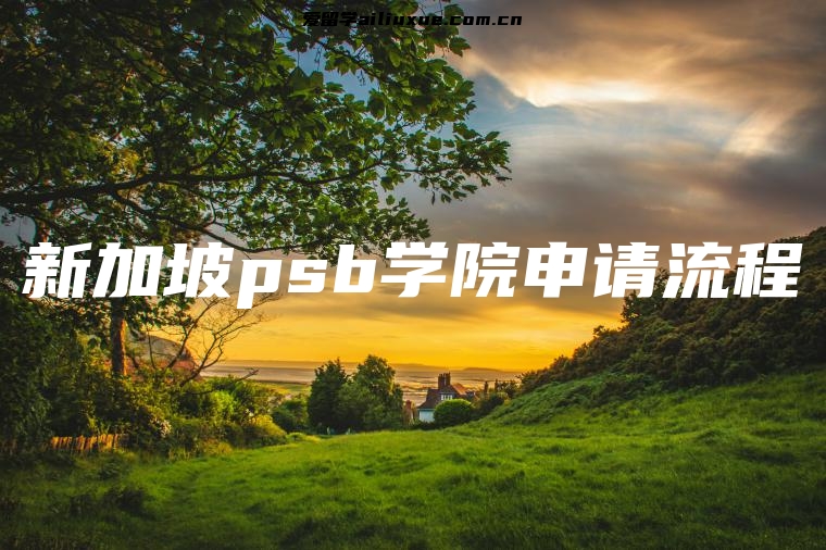 新加坡psb学院申请流程
