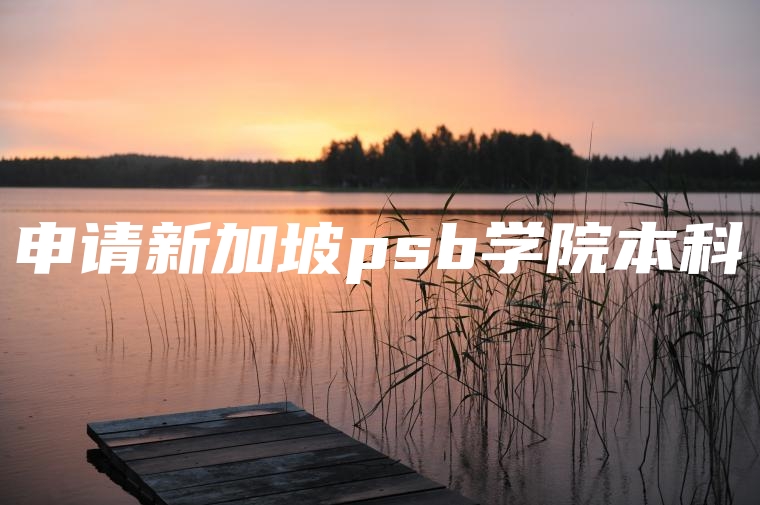申请新加坡psb学院本科