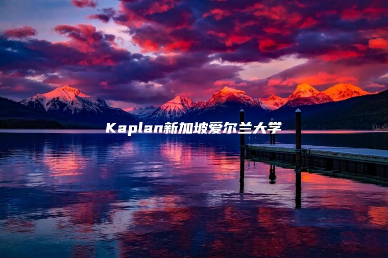 Kaplan新加坡爱尔兰大学：开启你的国际教育之旅