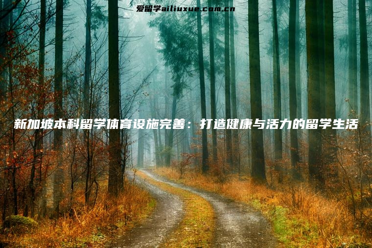 新加坡本科留学体育设施完善：打造健康与活力的留学生活