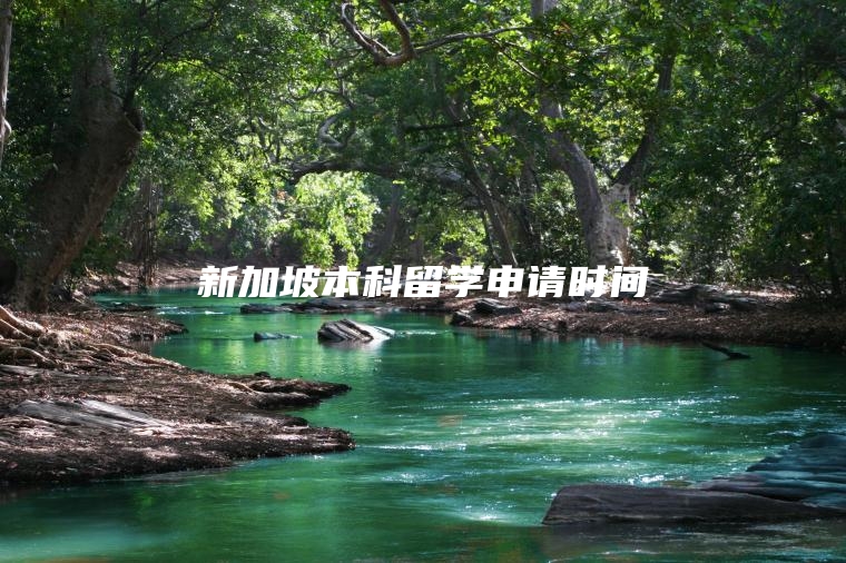 新加坡本科留学申请时间