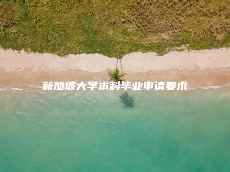 新加坡大学本科毕业申请要求