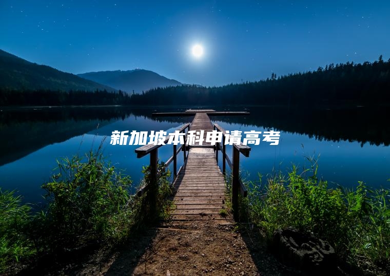 新加坡本科申请高考