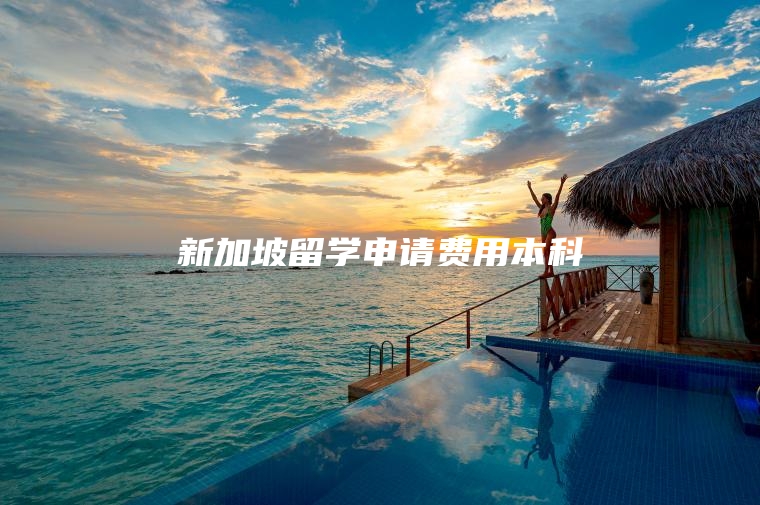 新加坡留学申请费用本科