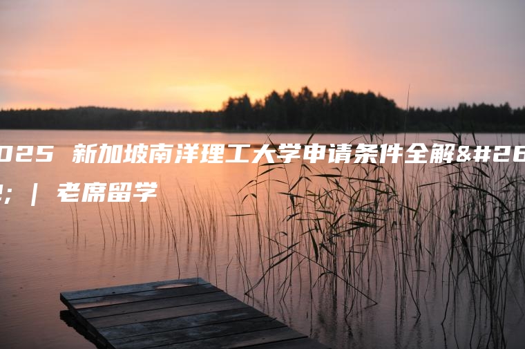 2025 新加坡南洋理工大学申请条件全解析 | 老席留学